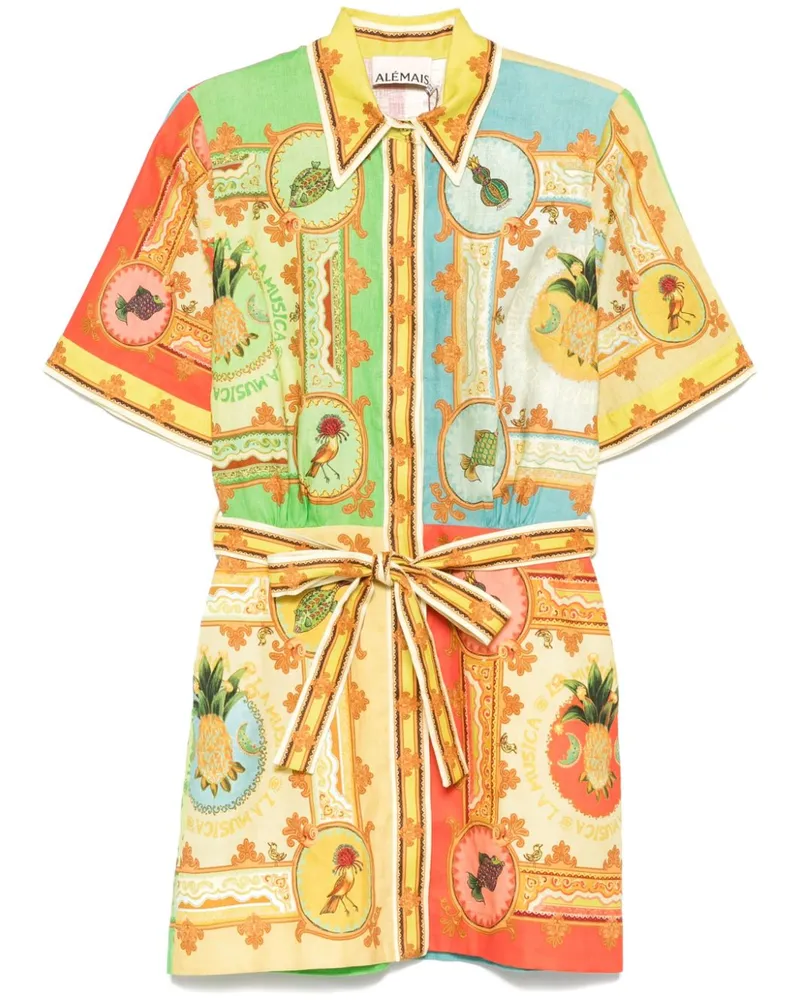 ALEMAIS La Musica Minikleid - Gelb Gelb