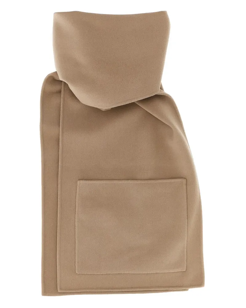 Alberta Ferretti Schal mit Taschen - Nude Nude