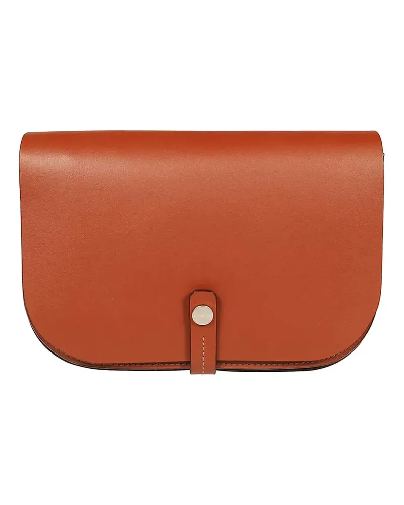 IL BISONTE Schultertasche mit Klappe - Braun Braun