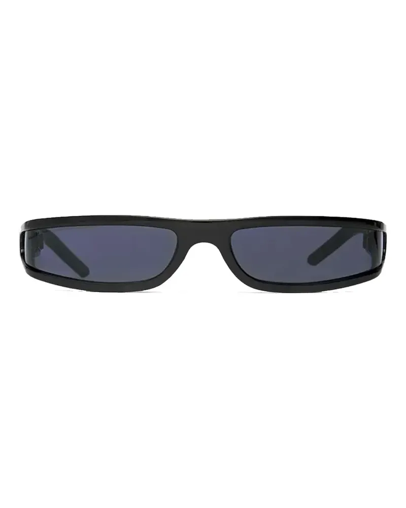 Rick Owens Fog Sonnenbrille - Schwarz Schwarz