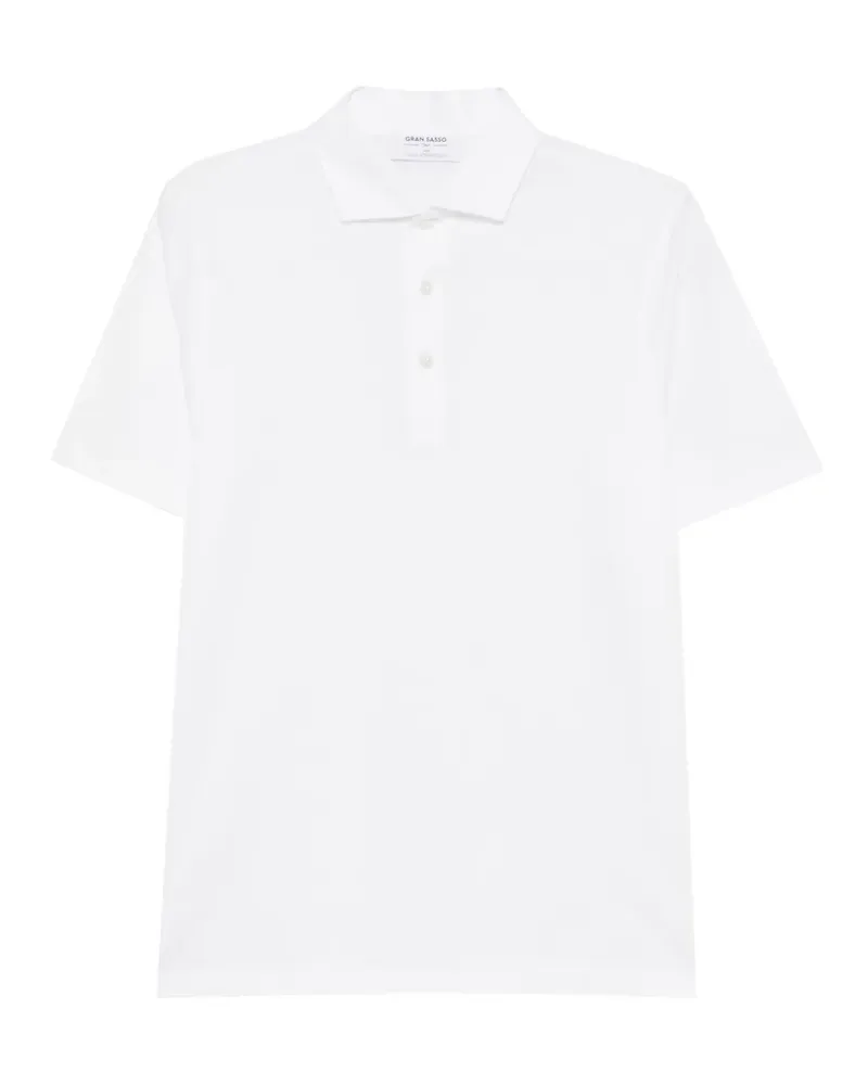 Gran Sasso short-sleeve polo shirt - Weiß Weiß