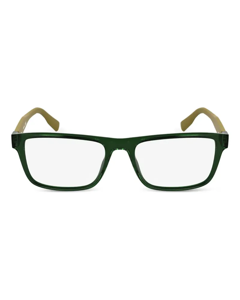 Lacoste Brille mit Logo-Print - Grün Grün