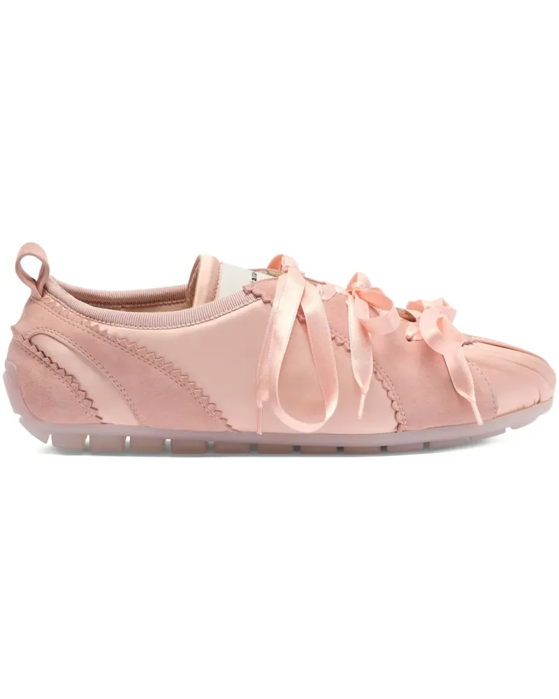 Simone Rocha Ballerina Grip Sneakers aus Satin - Rosa Rosa