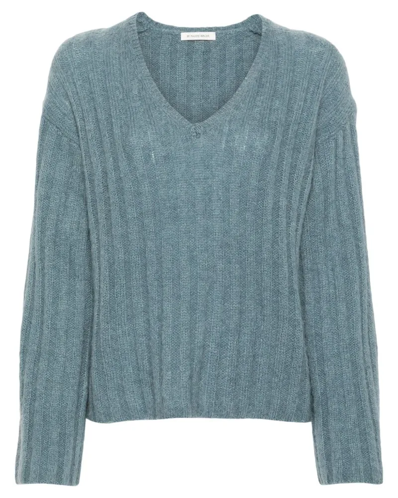 By Malene Birger Gerippter Pullover Blau