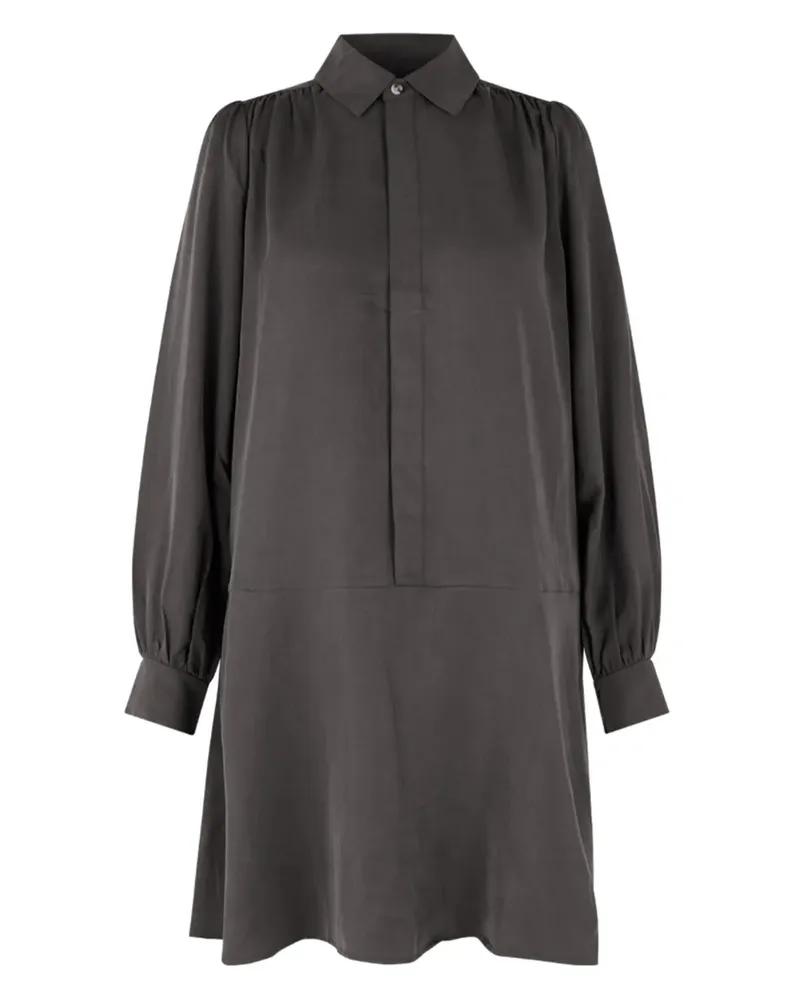 Samsøe & Samsøe Minikleid mit Puffärmeln - Grau Grau
