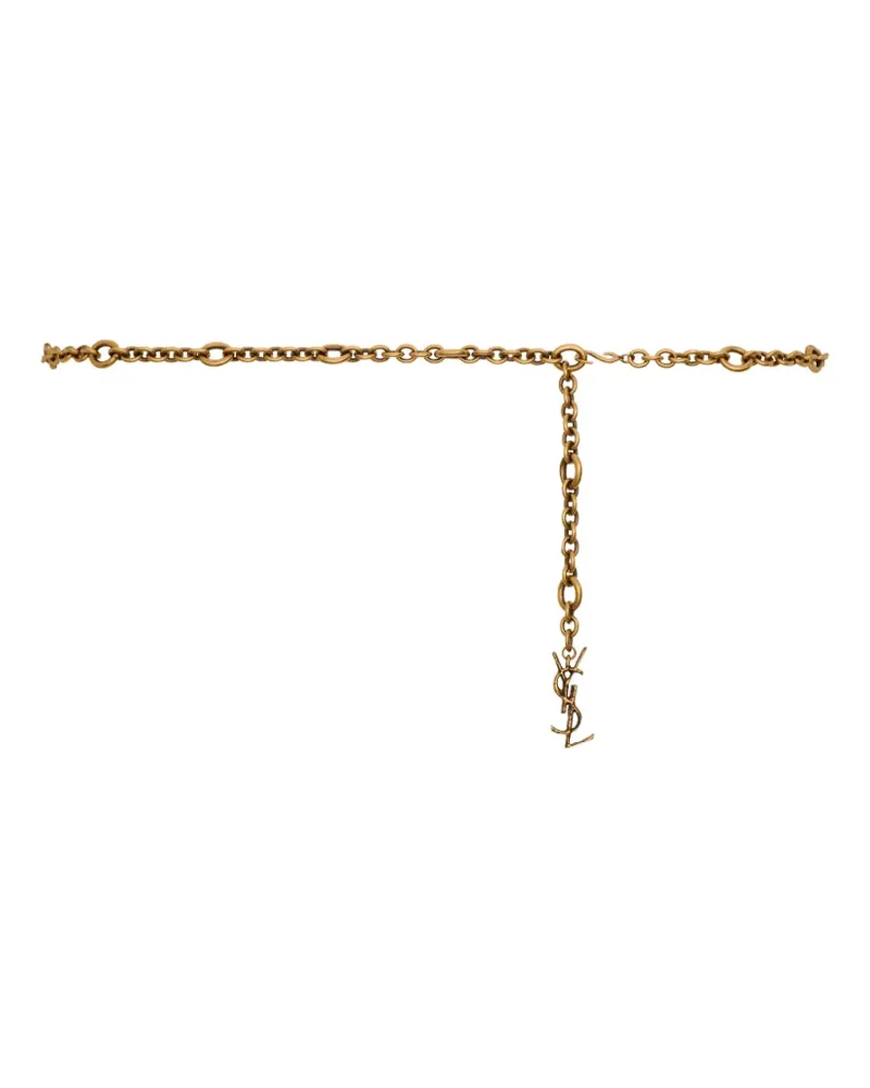 Saint Laurent Cassandre chain belt - Gold Gold
