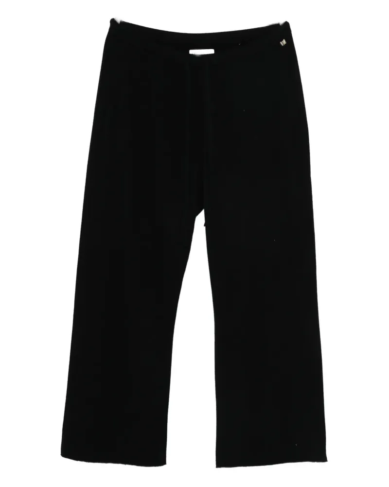extreme cashmere Nº462 Slouch drawstring-waist trousers - Schwarz Schwarz
