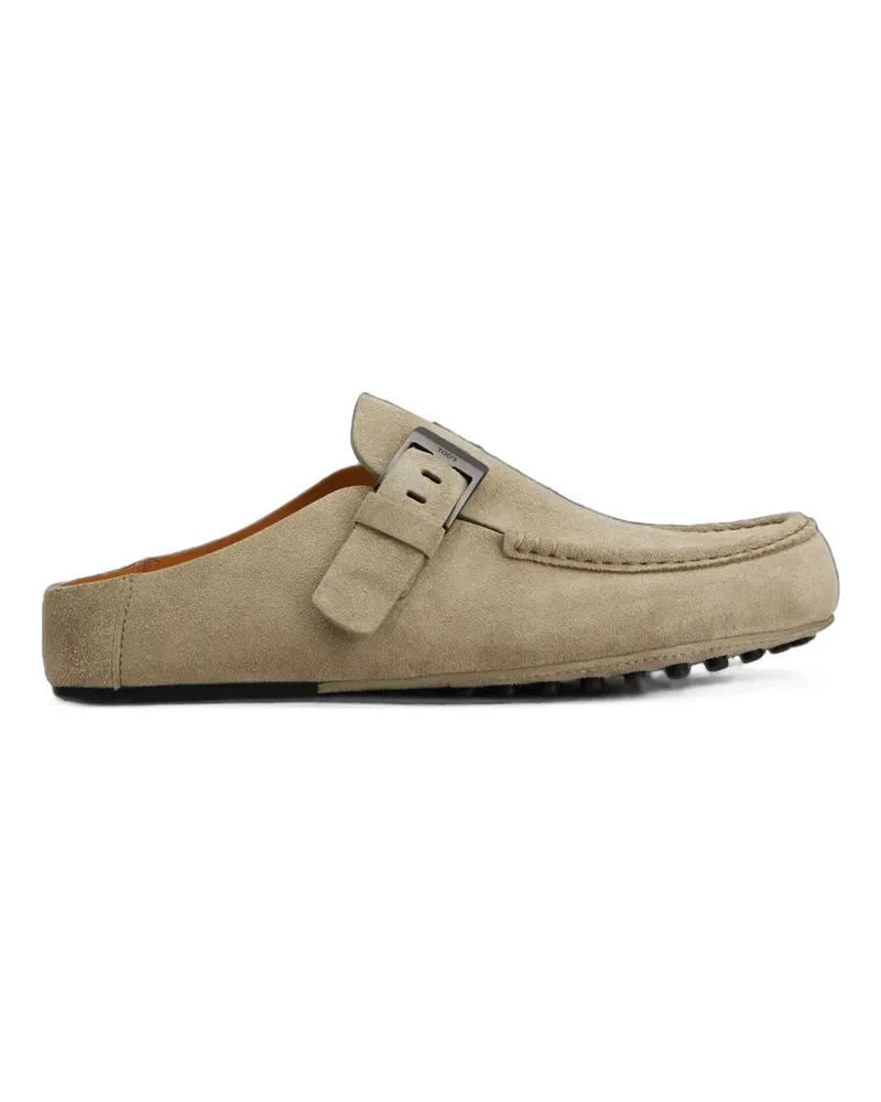 TOD'S Mules aus Wildleder - Nude Nude