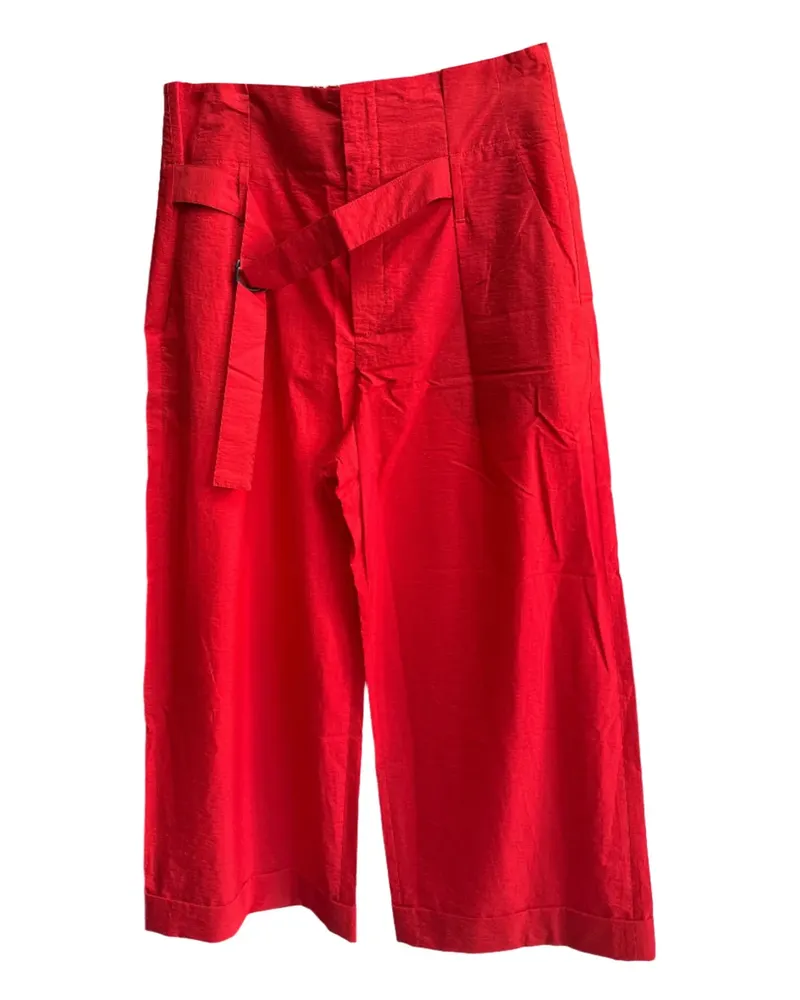 Brunello Cucinelli Klassische Cropped-Hose - Rot Rot