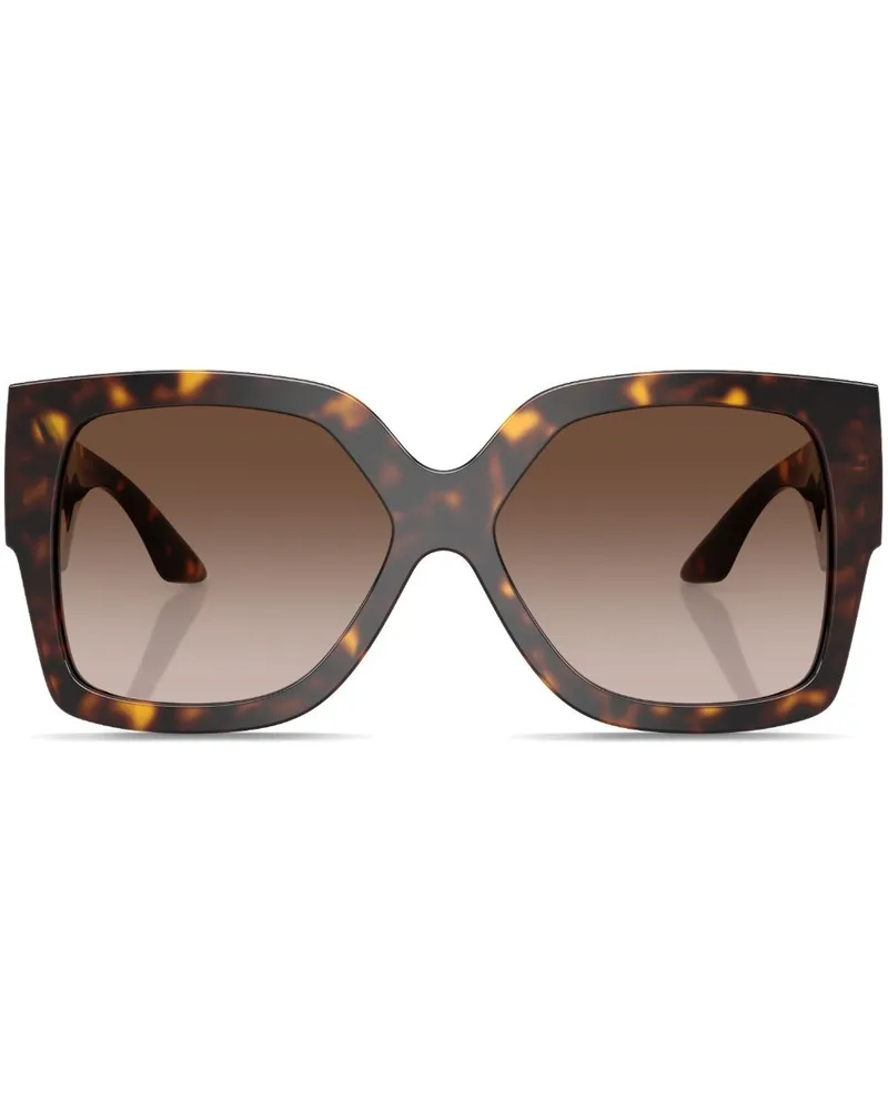 Versace Sonnenbrille mit Medusa-Schild - Braun Braun