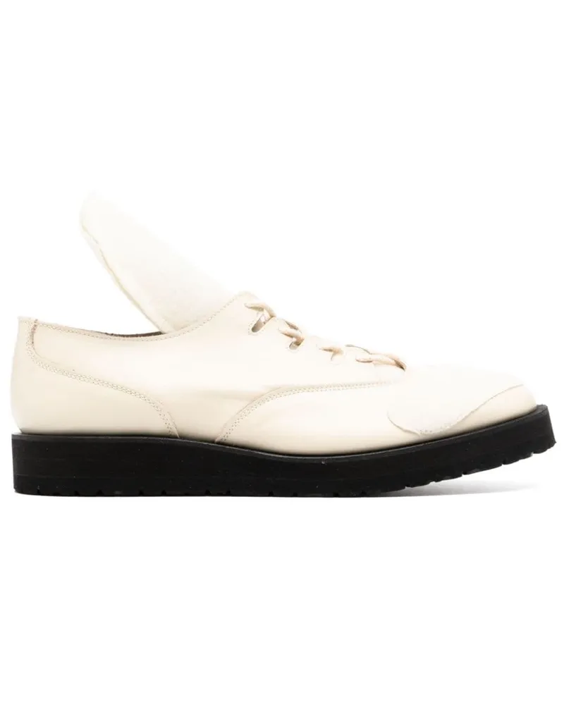 Yohji Yamamoto Derby-Schuhe mit Schnürung - Nude Nude