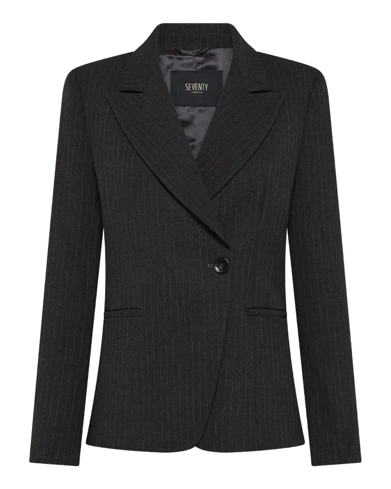 Seventy Jacke mit Nadelstreifen - Grau Grau