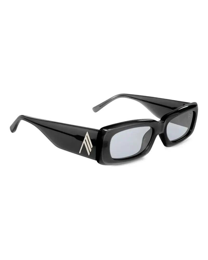 ATTICO Sonnenbrille mit eckigem Gestell - Schwarz Schwarz