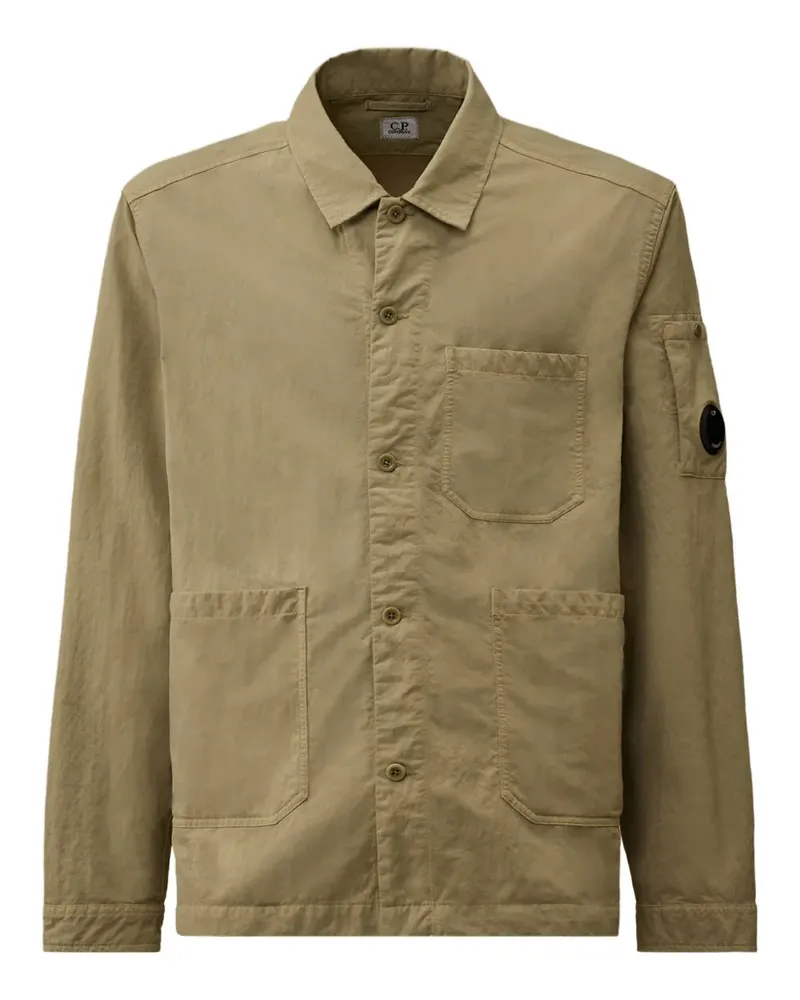C.P. Company Hemdjacke mit Lens-Detail - Grau Grau