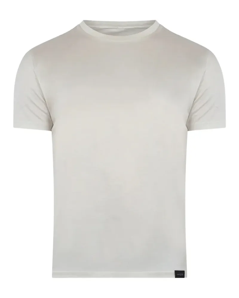 Low Brand T-Shirt mit Rundhalsausschnitt - Weiß Weiß