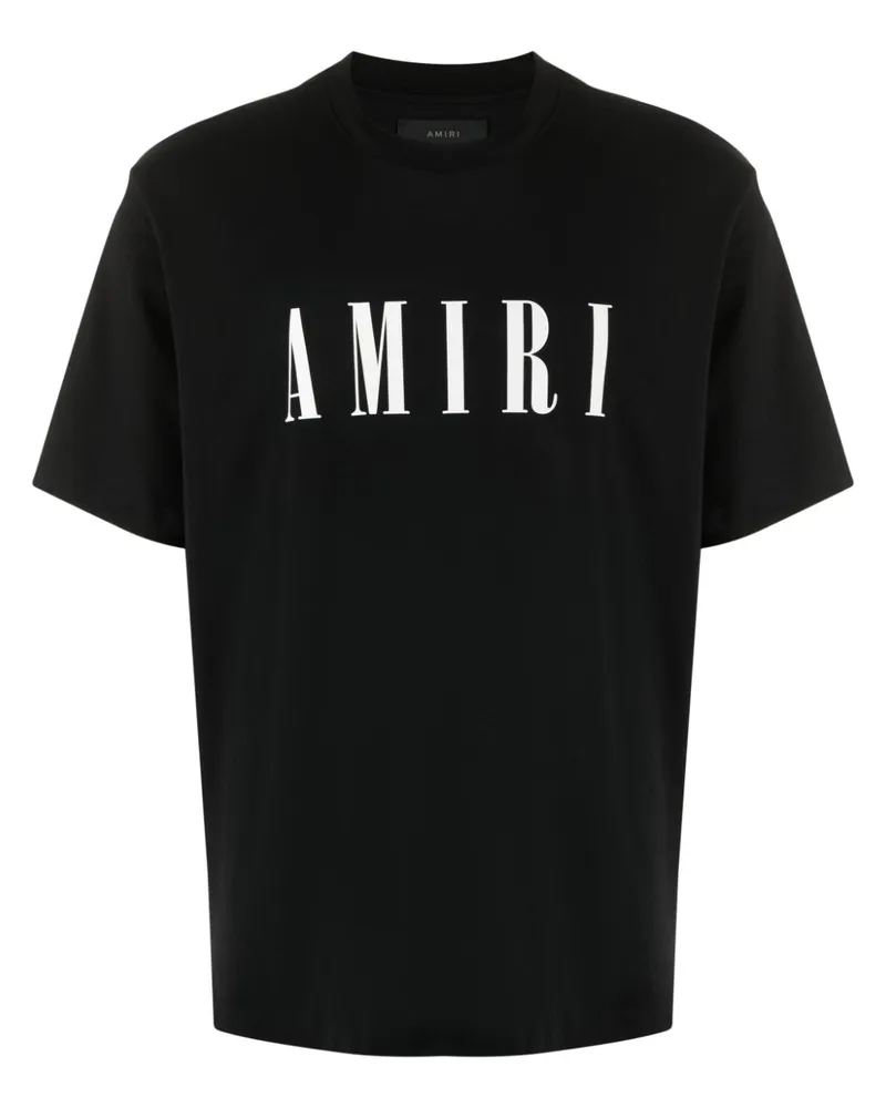 Amiri T-Shirt mit Logo-Print Schwarz