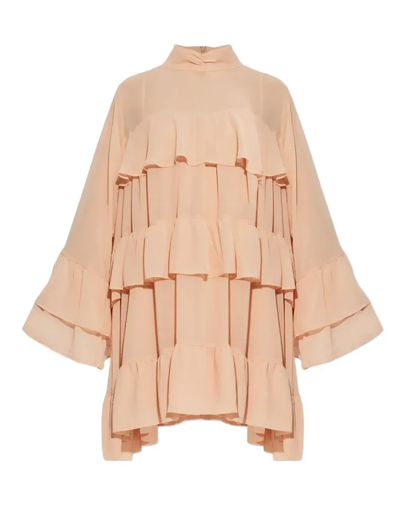 Gestuz Chiffany ruffled mini dress - Rosa Rosa