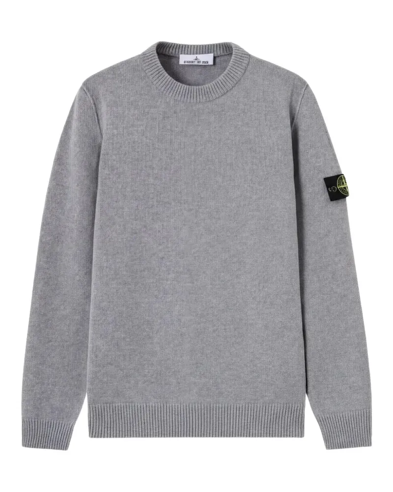Stone Island 5100072 Pullover aus Lammwolle - Grau Grau