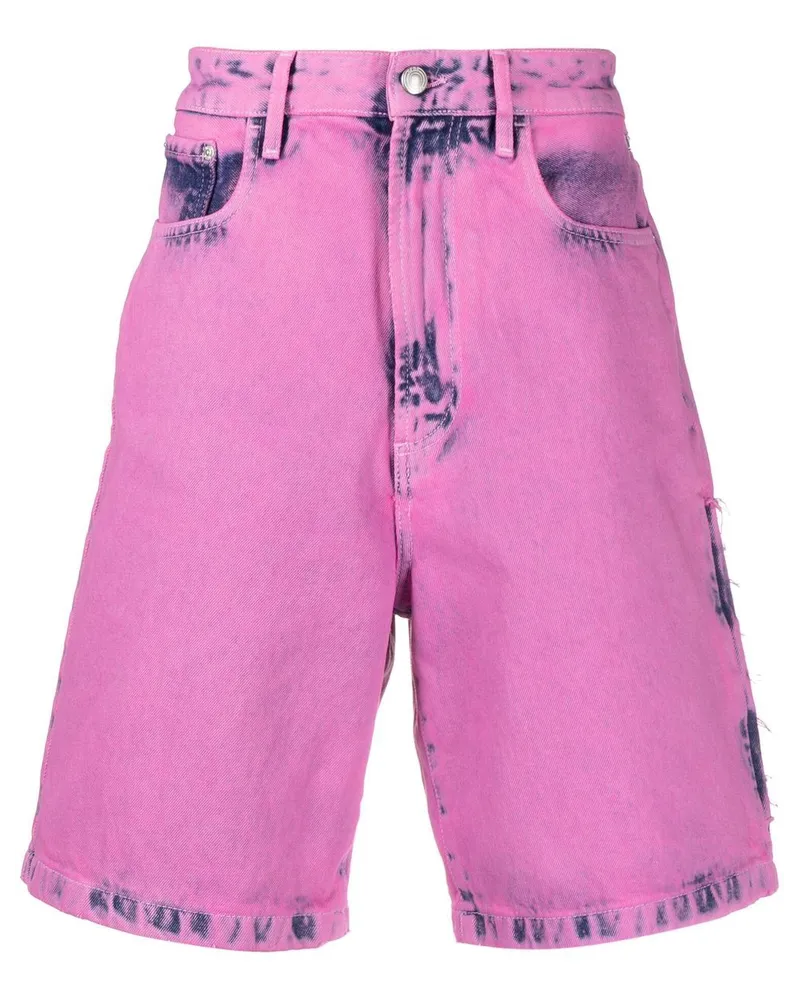 GCDS Cargo-Shorts mit Logo-Patch Rosa