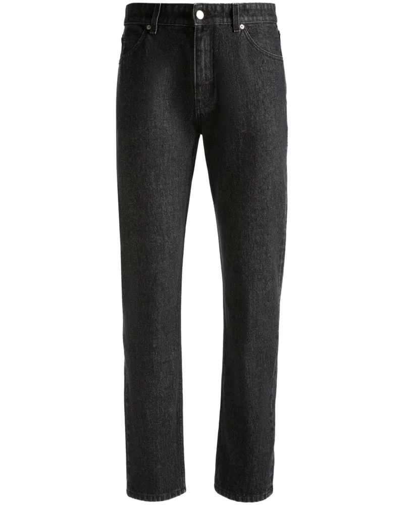 Bally Halbhohe Straight-Leg-Jeans - Grau Grau