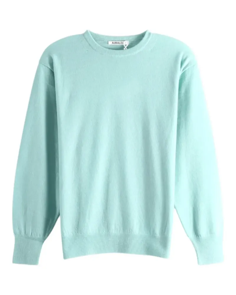 AURALEE crew-neck cashmere sweater - Blau Blau