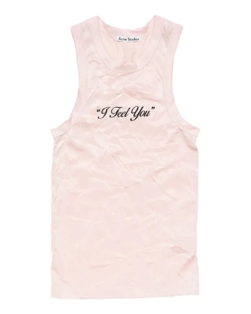 Acne Studios printed tank top - Rosa Rosa