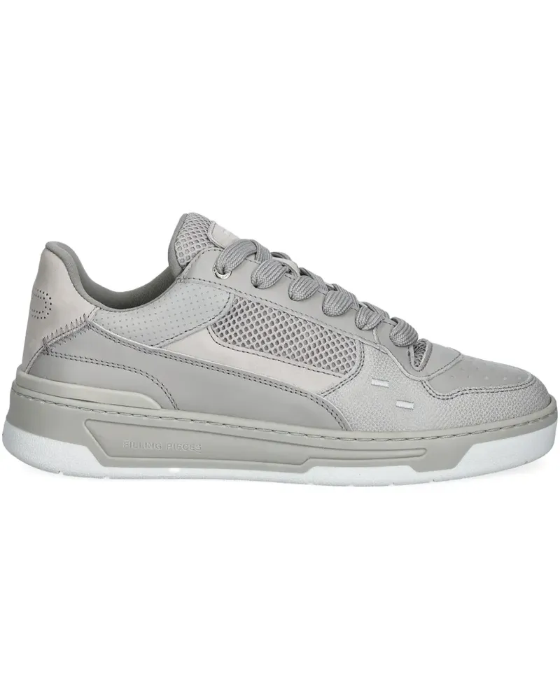 Filling Pieces Sneakers mit Ledereinsätzen - Grau Grau