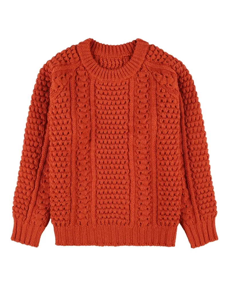 Fortela cable-knit sweater - Orange Orange