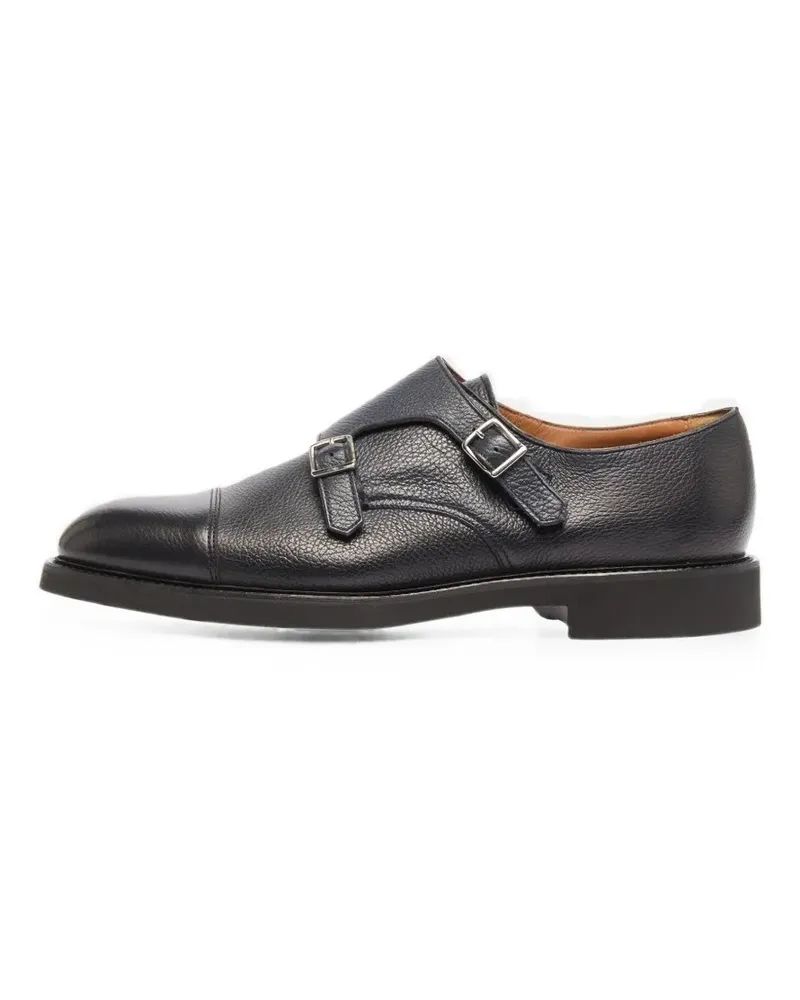 Doucal´s double-buckle monk-strap loafers - Blau Blau