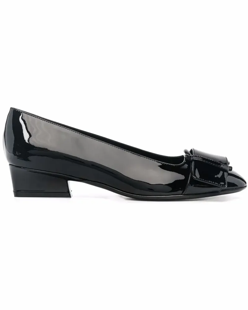 Ferragamo Ballerinas mit Schnallen - Schwarz Schwarz