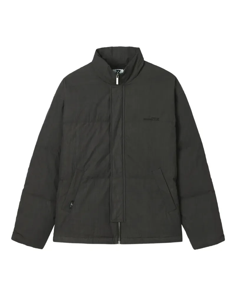 Izzue Gesteppte Jacke mit Stehkragen - Grün Grün