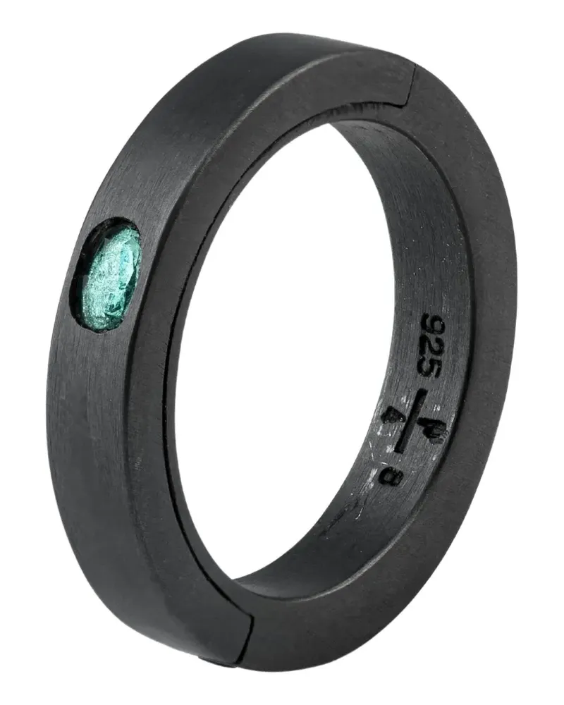 Parts Of Four Sistema Ring mit Smaragd - Schwarz Schwarz