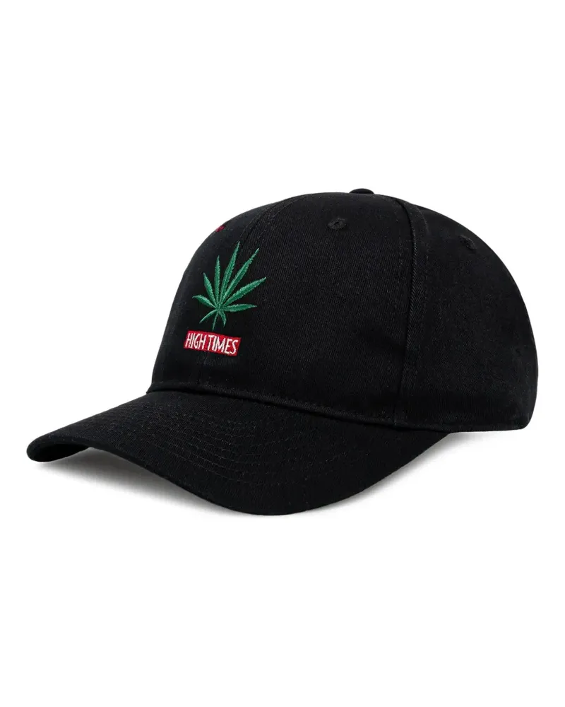 Wacko Maria High Times embroidered baseball cap - Schwarz Schwarz