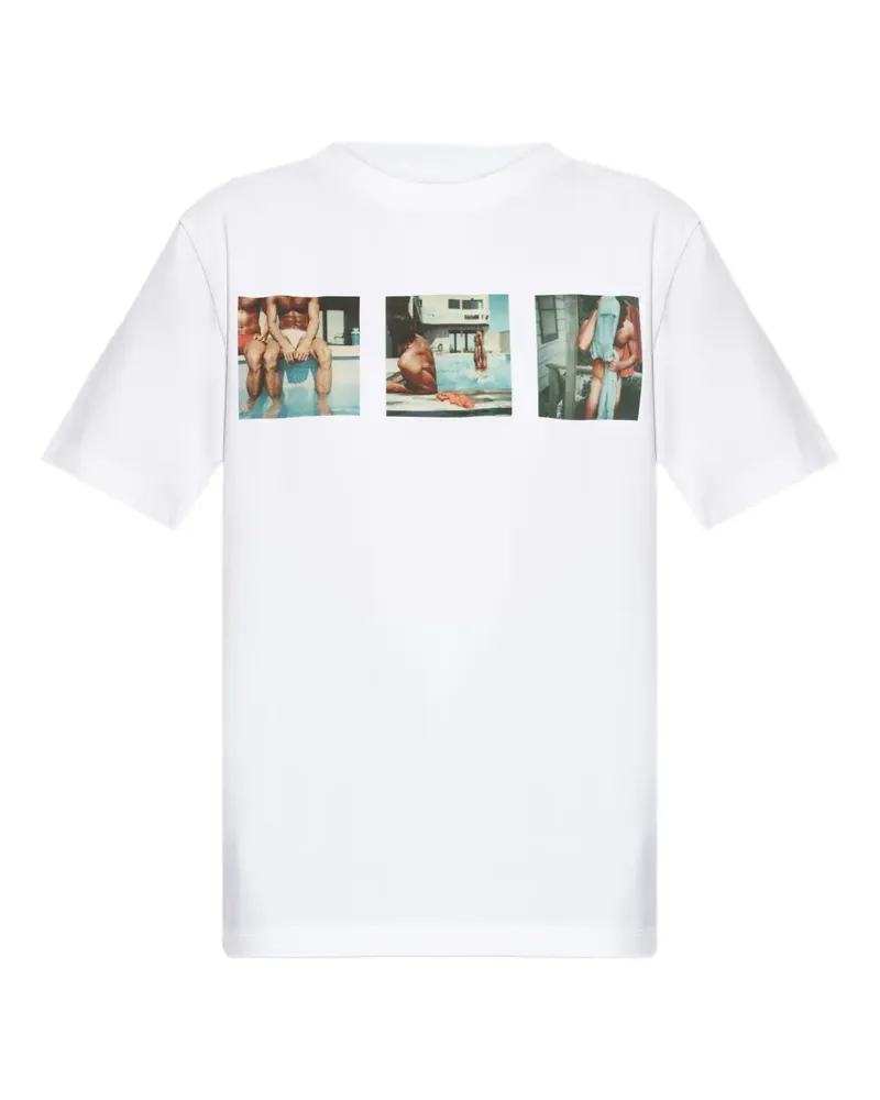 Dsquared2 T-Shirt mit grafischem Print - Weiß Weiß