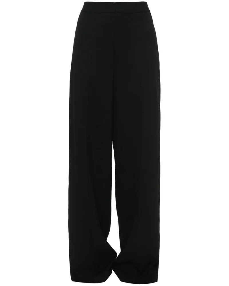 J.W.Anderson Halbhohe Wide-Leg-Hose - Schwarz Schwarz