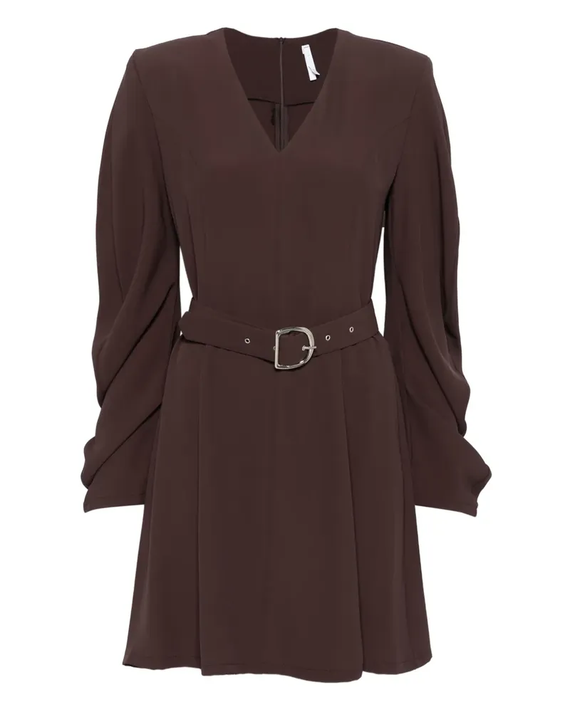IMPERIAL Kleid mit Gürtel - Braun Braun