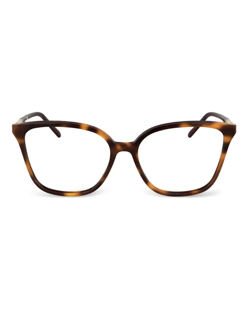 Lacoste Cat-Eye-Brille in Schildpattoptik - Braun Braun