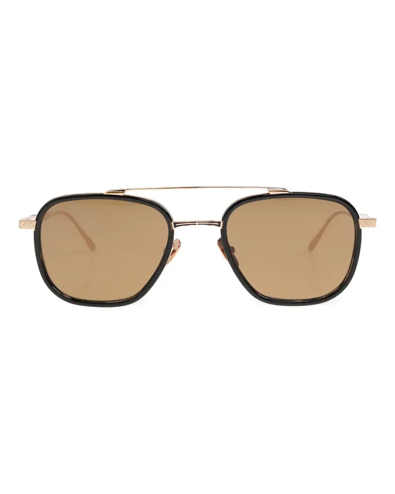 Leisure Society Montez browline sunglasses - Schwarz Schwarz