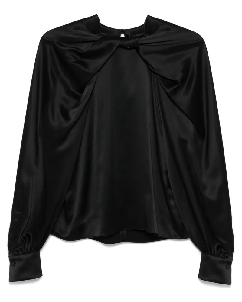 Max Mara Key Bluse - Schwarz Schwarz