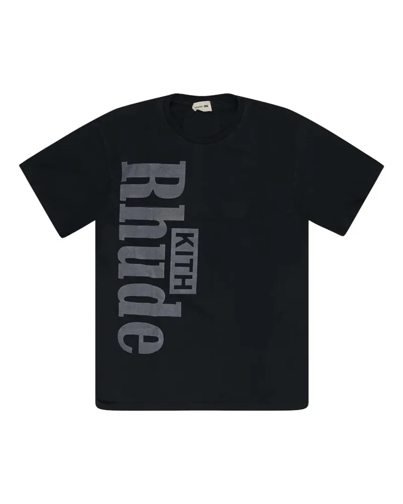 RHUDE logo-print T-shirt - Schwarz Schwarz