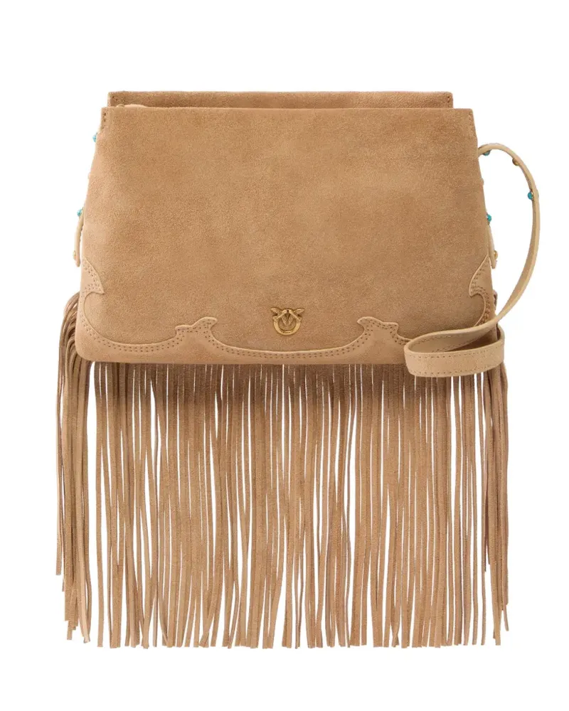 Pinko small OneTwoThree crossbody bag - Nude Nude