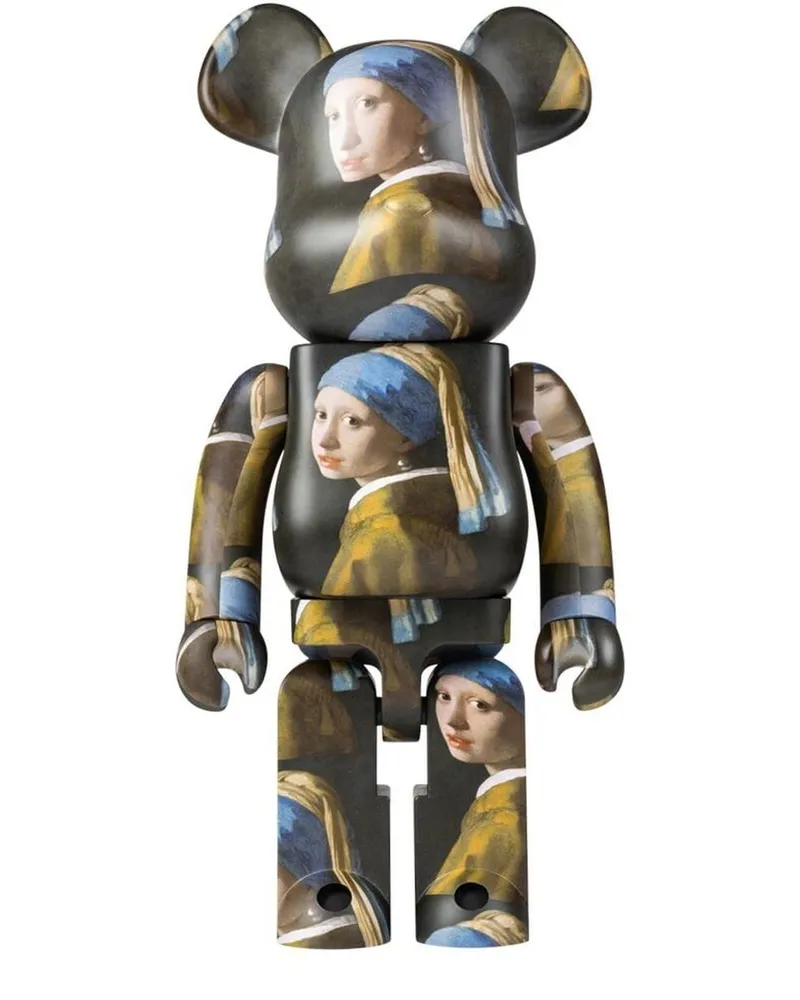 Medicom Toy Johannes Vermeer BE@RBRICK 1000% Figur Schwarz