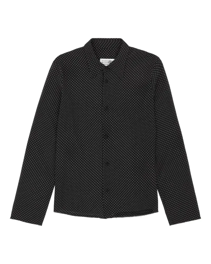 Maison Margiela Hemd mit Polka Dots - Schwarz Schwarz