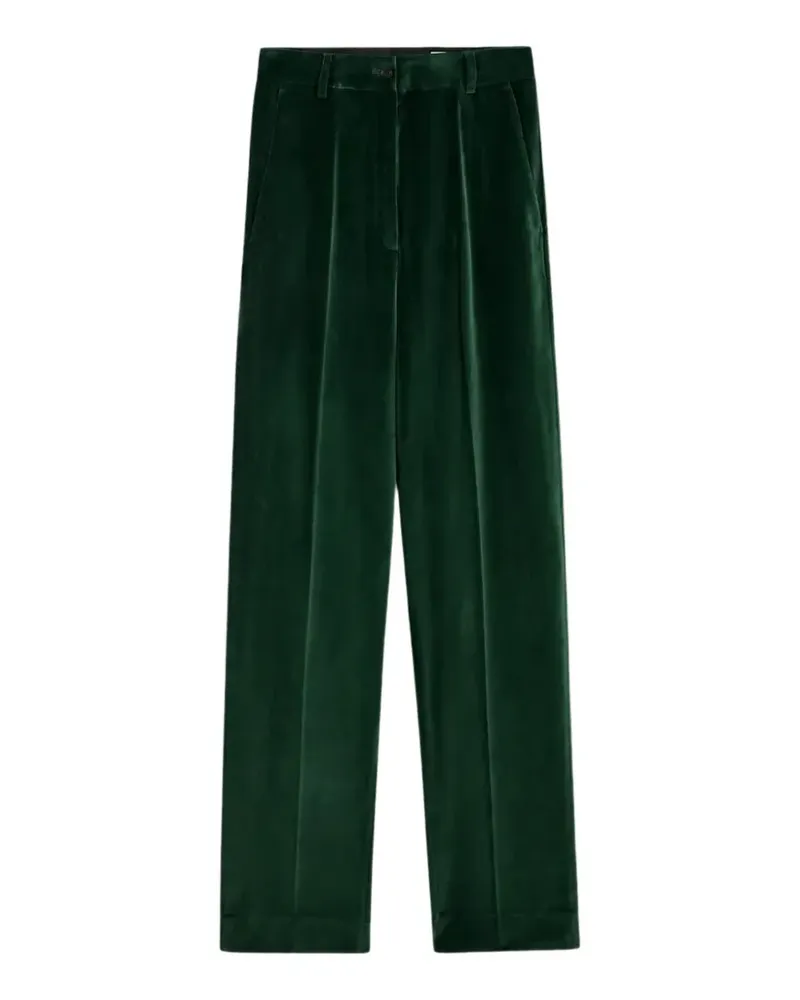 PENCE velvet wide-leg trousers - Grün Grün