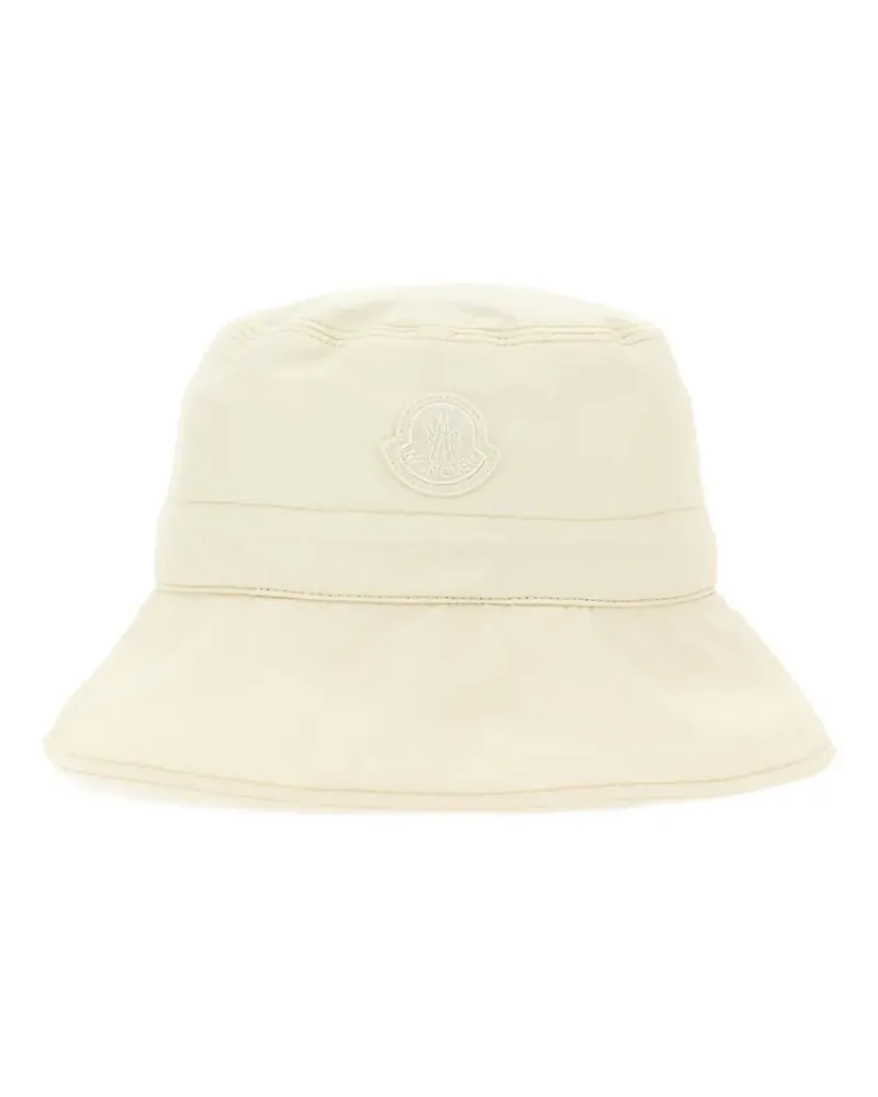 Moncler Fischerhut mit Logo-Detail - Nude Nude