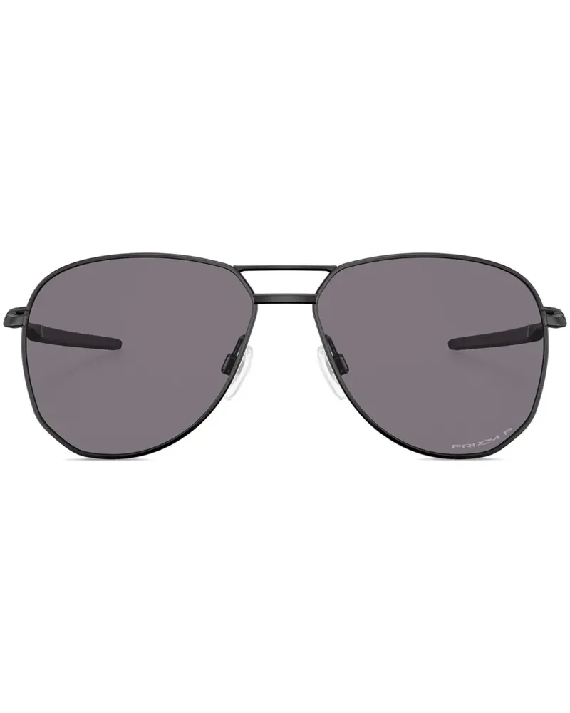 Oakley Contrail Sonnenbrille mit Pilotengestell - Schwarz Schwarz