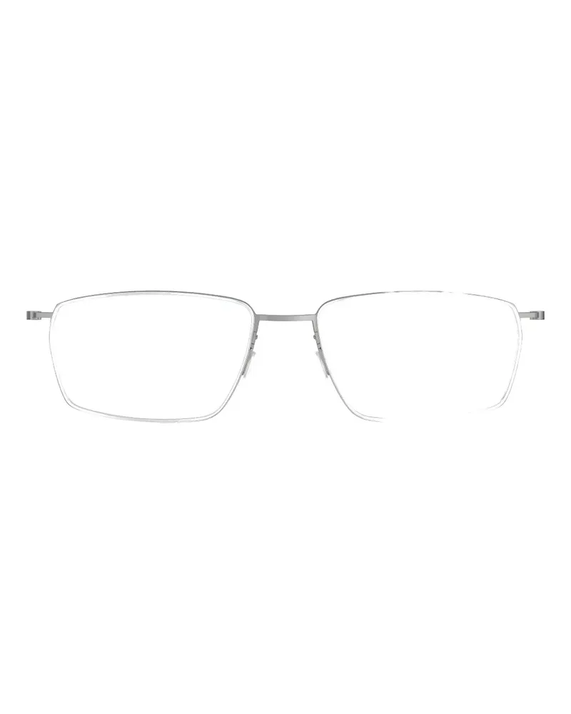 Lindberg Brille mit eckigem Gestell - Grau Grau