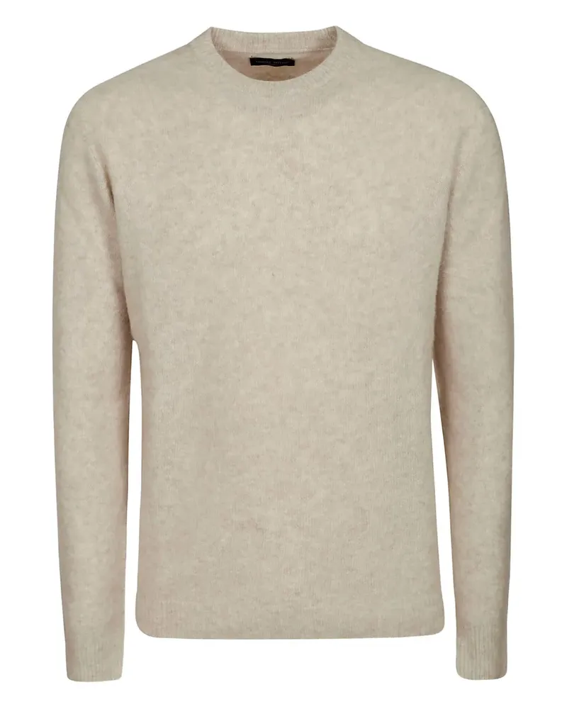 Roberto Collina Kaschmirpullover mit rundem Ausschnitt - Nude Nude