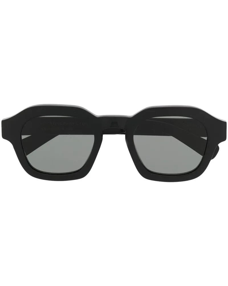 RETROSUPERFUTURE Sonnenbrille mit Logo-Print Schwarz