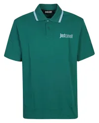 Just Cavalli Poloshirt mit Logo Grün